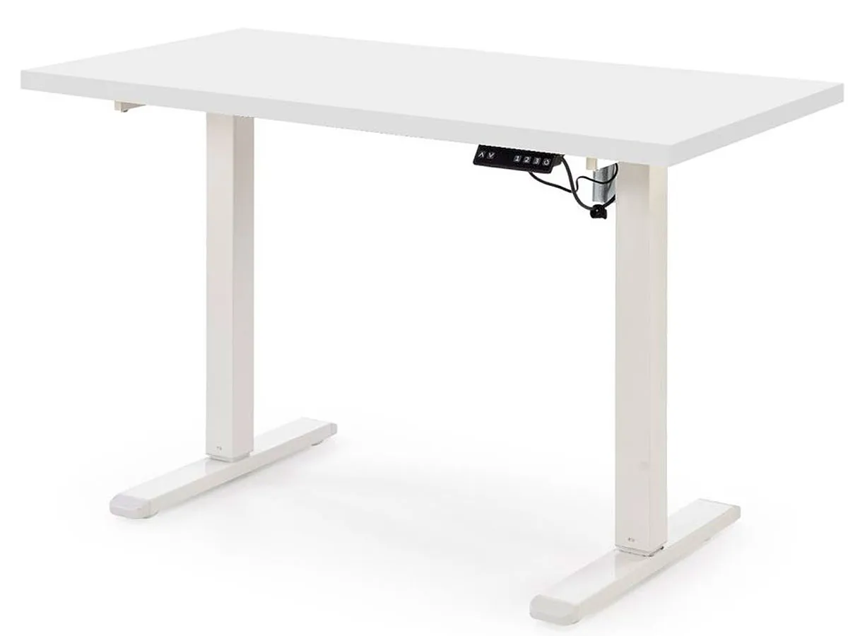 EDINOS Białe elektryczne biurko C7-C81