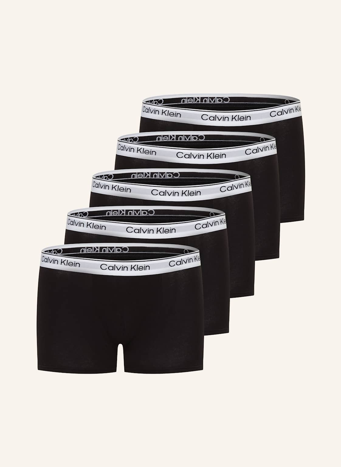 Calvin Klein Bokserki, 5 Szt. schwarz