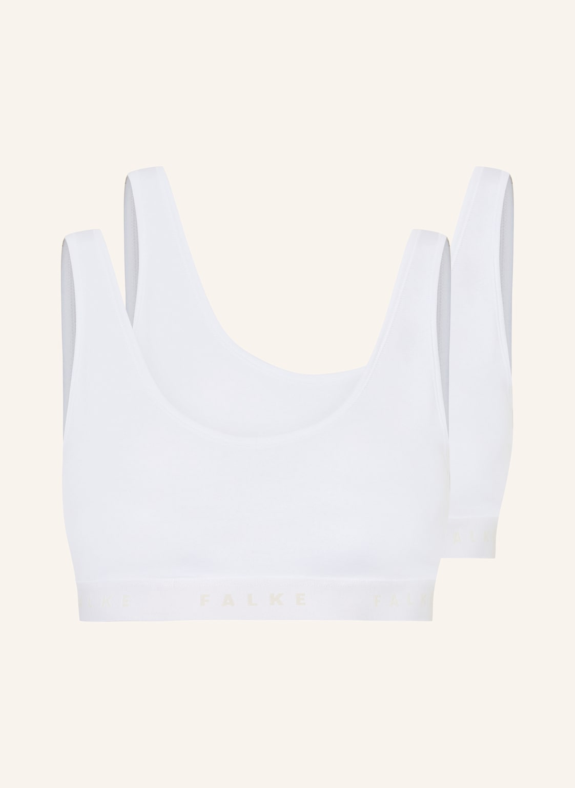 Falke Biustonosze Bustier Daily Comfort, 2 Szt. weiss
