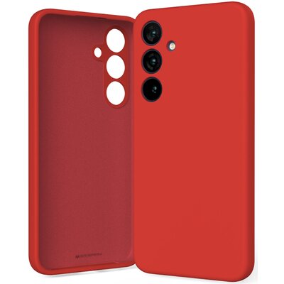 Etui MERCURY Silicone do Samsung Galaxy S25+ Czerwony