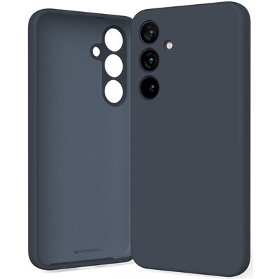 Etui MERCURY Silicone do Samsung Galaxy S25 Granatowy