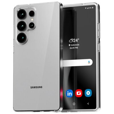 Etui MERCURY Jelly Clear do Samsung Galaxy S25 Ultra Przezroczysty