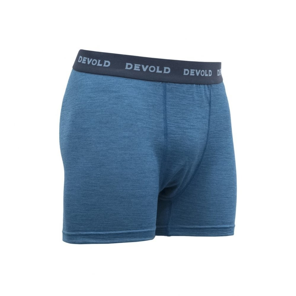 DEVOLD Breeze Merino 150 Boxer Man blue melange L
