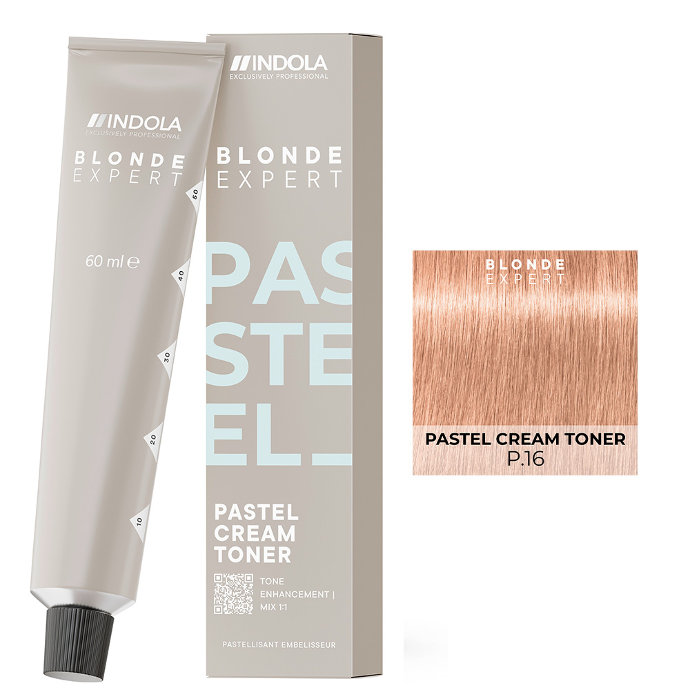 Indola Blonde Expert Pastel Cream, pastelowy toner w kremie, P.16, 60ml