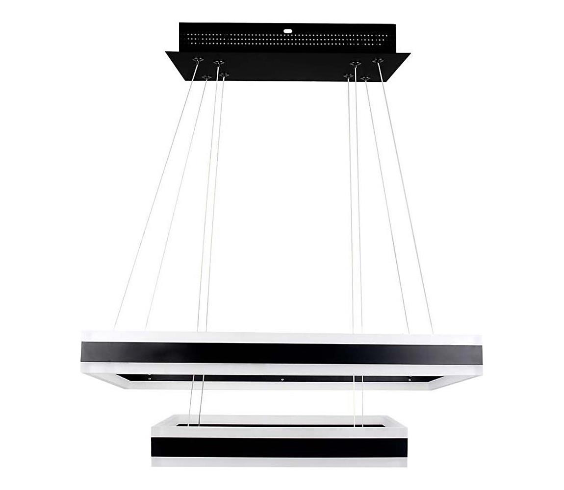 LED Żyrandol ściemnialny na lince LED/113W/230V 3000K czarny