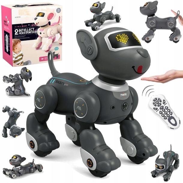 Robot Interaktywny Robo Pies Piesek Zdalnie Sterowany Głosem Pilot Dotyk