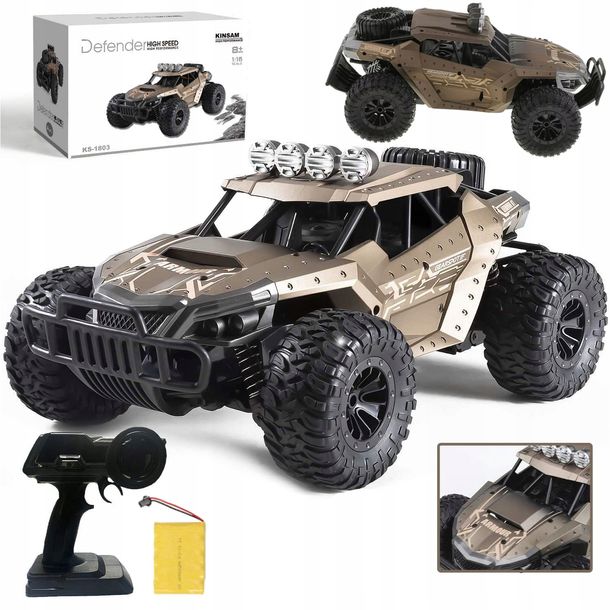 Terenowy Samochód Zdalnie Sterowany Auto Rc Off Road Wojskowy Jeep Pilot