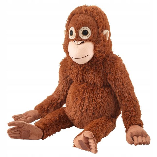 IKEA DJUNGELSKOG Pluszak maskotka, orangutan 66 cm