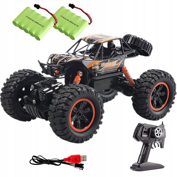 Auto Samochód Zdalnie Sterowany Rc Monster 4x4 Koła Xxl Prezent