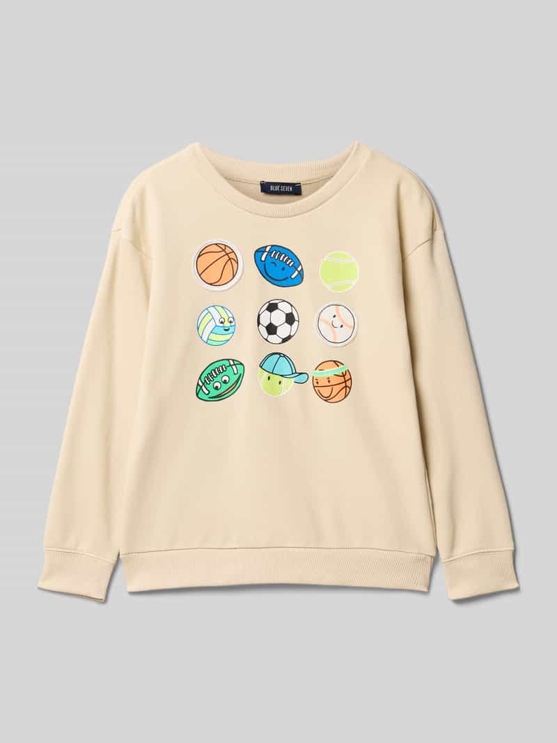 Bluza z prążkowanymi wykończeniami
