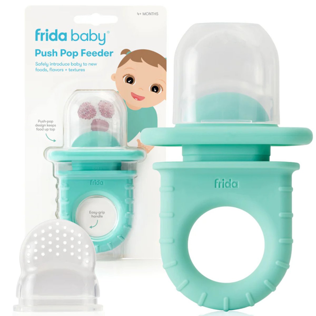 Frida Baby Push Pop Papuu Gryzak Do Podawania Pokarmów Owoców Warzyw, , FRI52, [kolor]