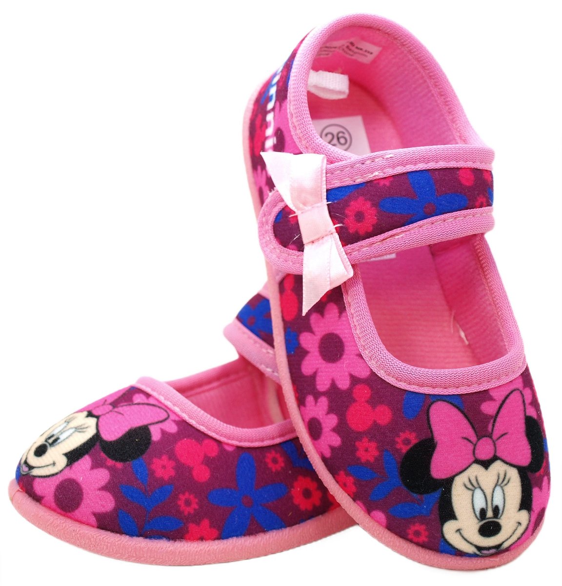 Kapcie Papcie domowe Baleriny przedszkolne Myszka Minnie Mouse r.30