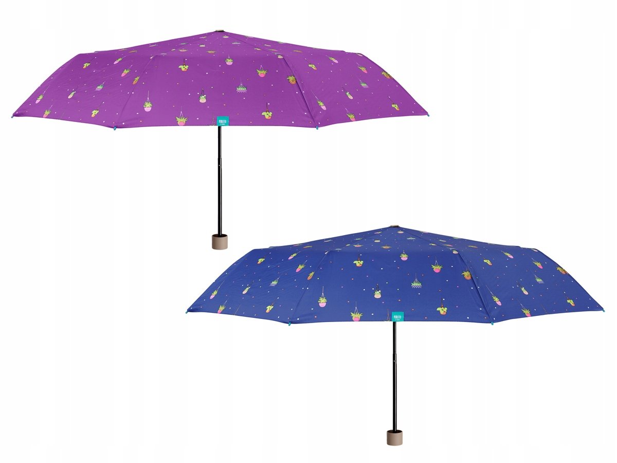 Parasol manualny składany z pokrowcem Perletti