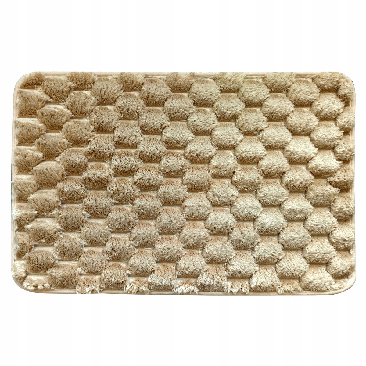 44901 Dywanik dywan pikowany Camilla 50 x 80 cm brązowy JOTTA
