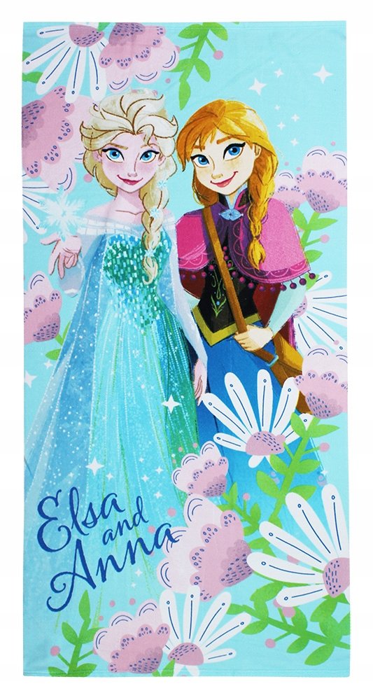 KRAINA LODU DISNEY RĘCZNIK KĄPIELOWY NA BASEN WAKACJE LEKKI 70X140