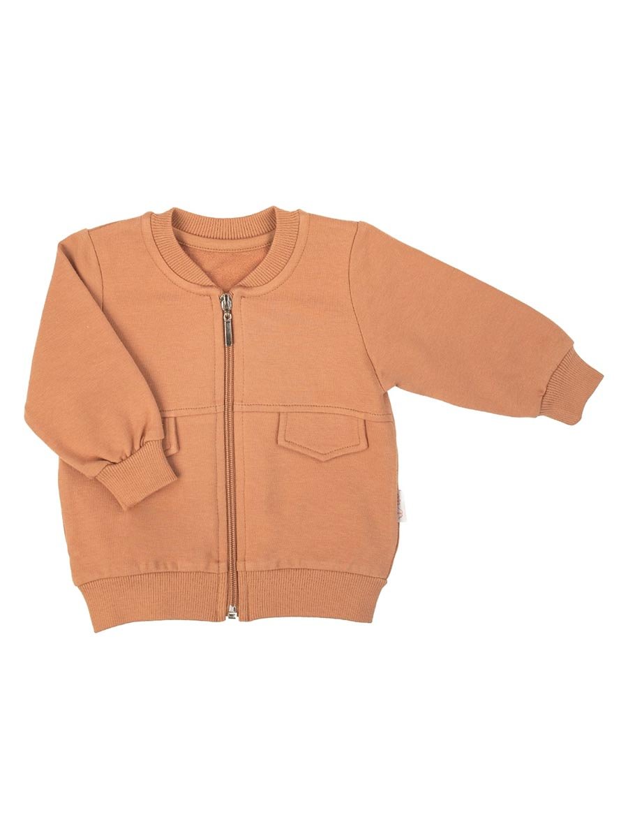 Chłopięca Bluza dresowa Jasnobrązowa, Nicol,r.122