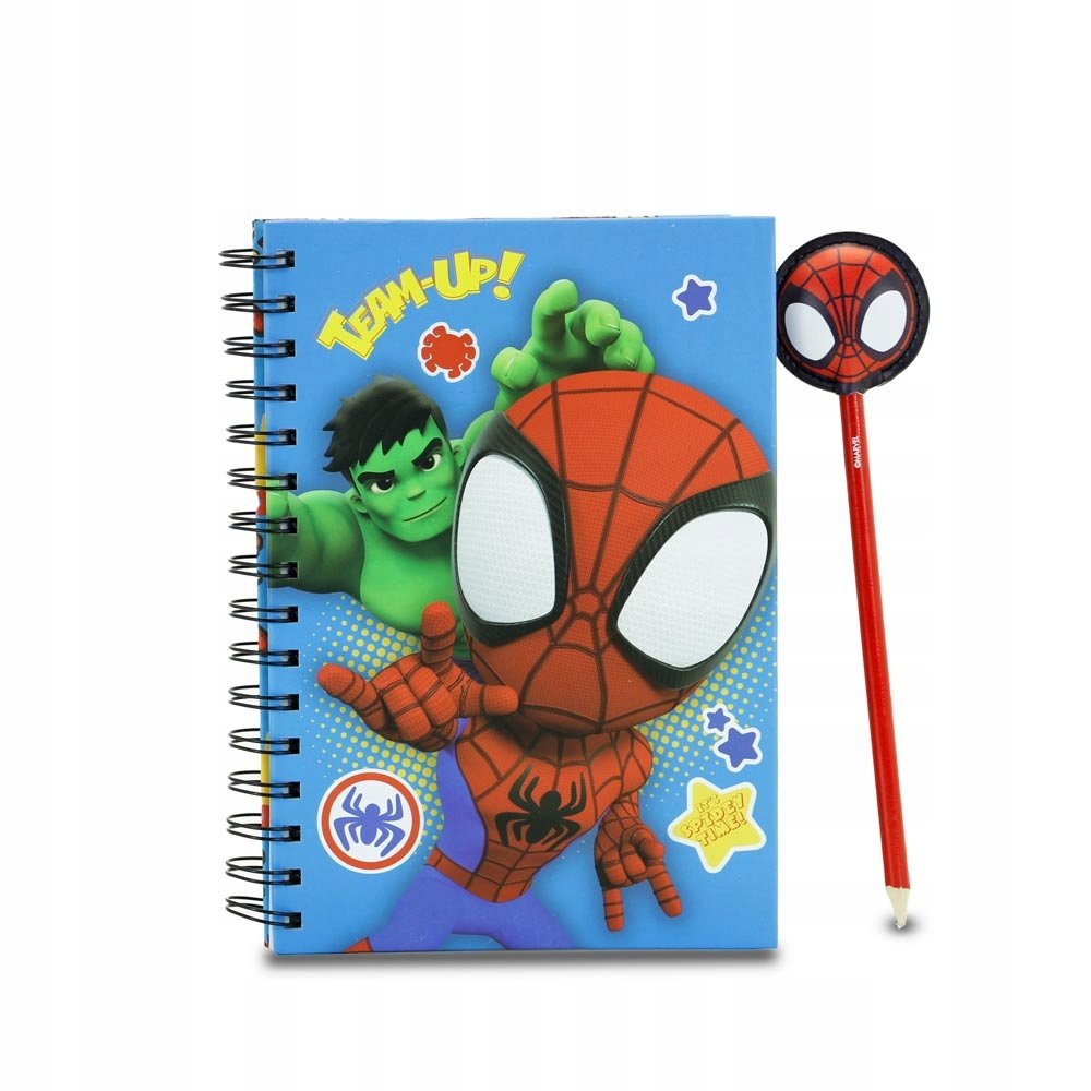 Notatnik Zeszyt ołówek Spiderman Hulk 100 stron A5