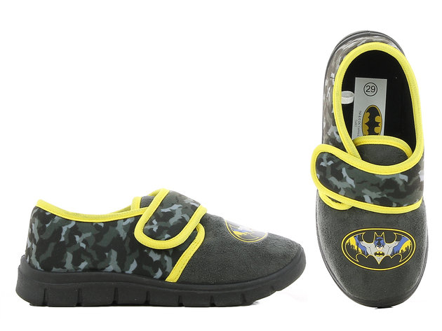 Kapcie Papcie domowe do przedszkola na rzepy Batman r.25