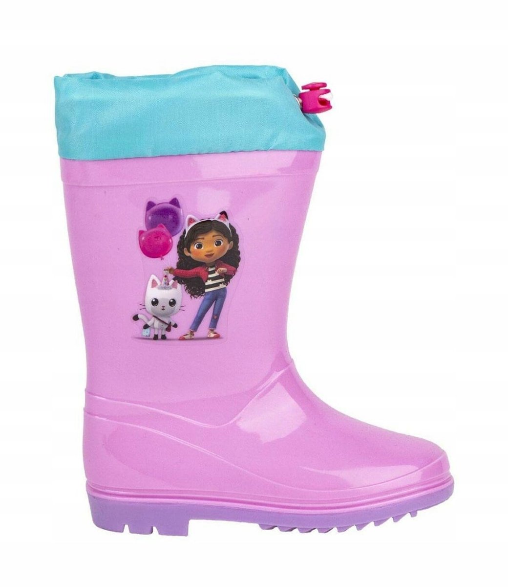 Koci Domek Gabi Kalosze różowe dziecięce gumowce gumiaki 22 Cerda
