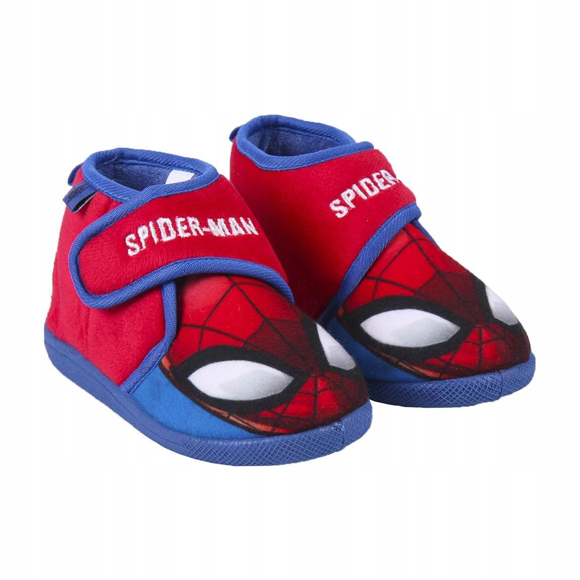 Kapcie Papcie Trampki domowe do przedszkola na rzepy Spiderman Cerda r.26