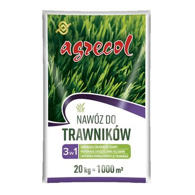 Nawóz do trawników 3w1 20 kg Agrecol