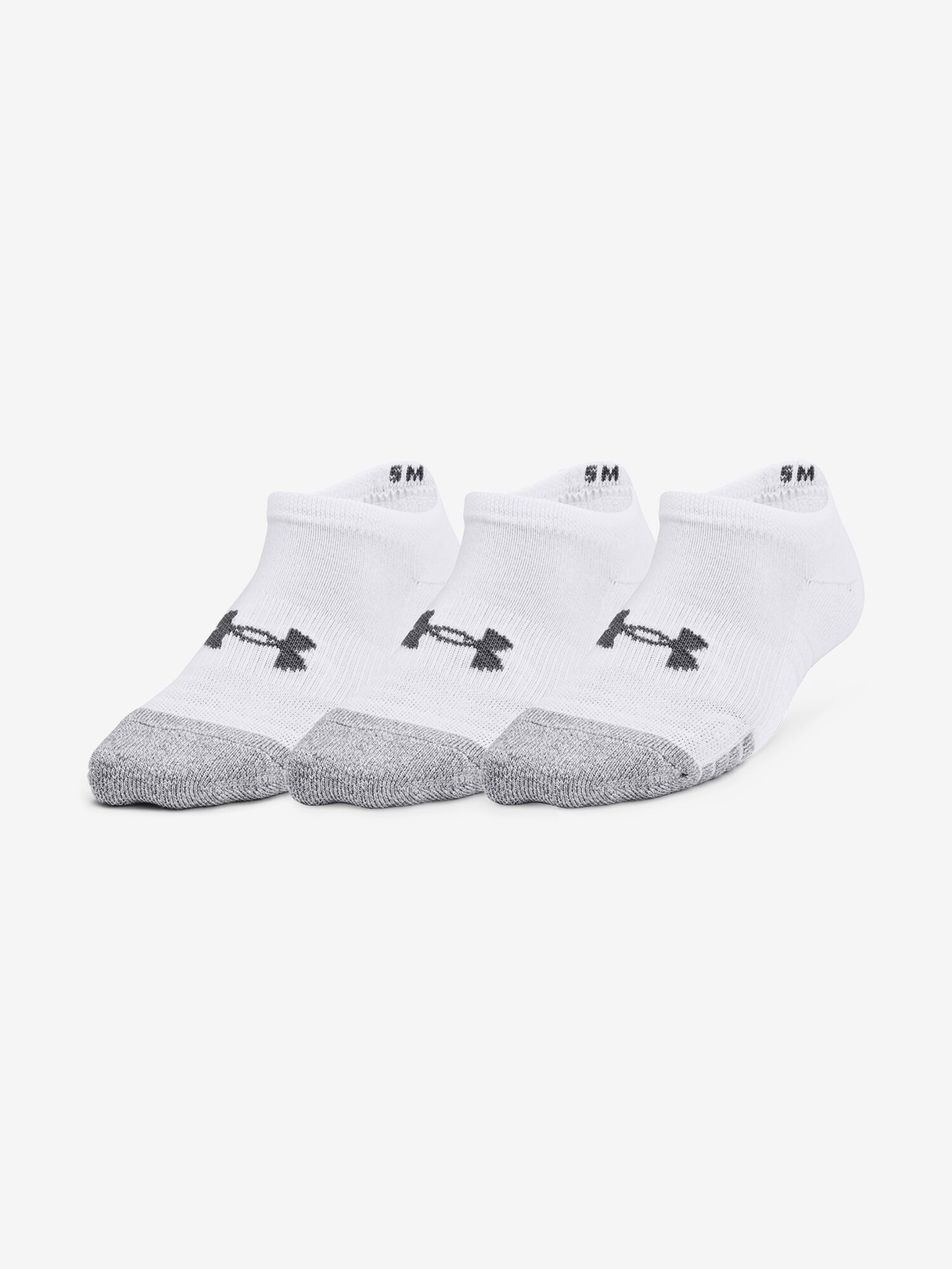 Skarpetki dziecięce Under Armour 3pk No Show Yth-WHT S