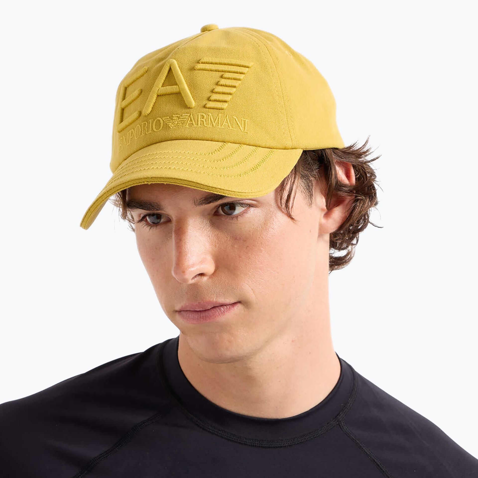 Czapka z daszkiem EA7 Emporio Armani Train Logo Series Embroidered antique moss WYSYŁKA W 24H 30 DNI NA ZWROT
