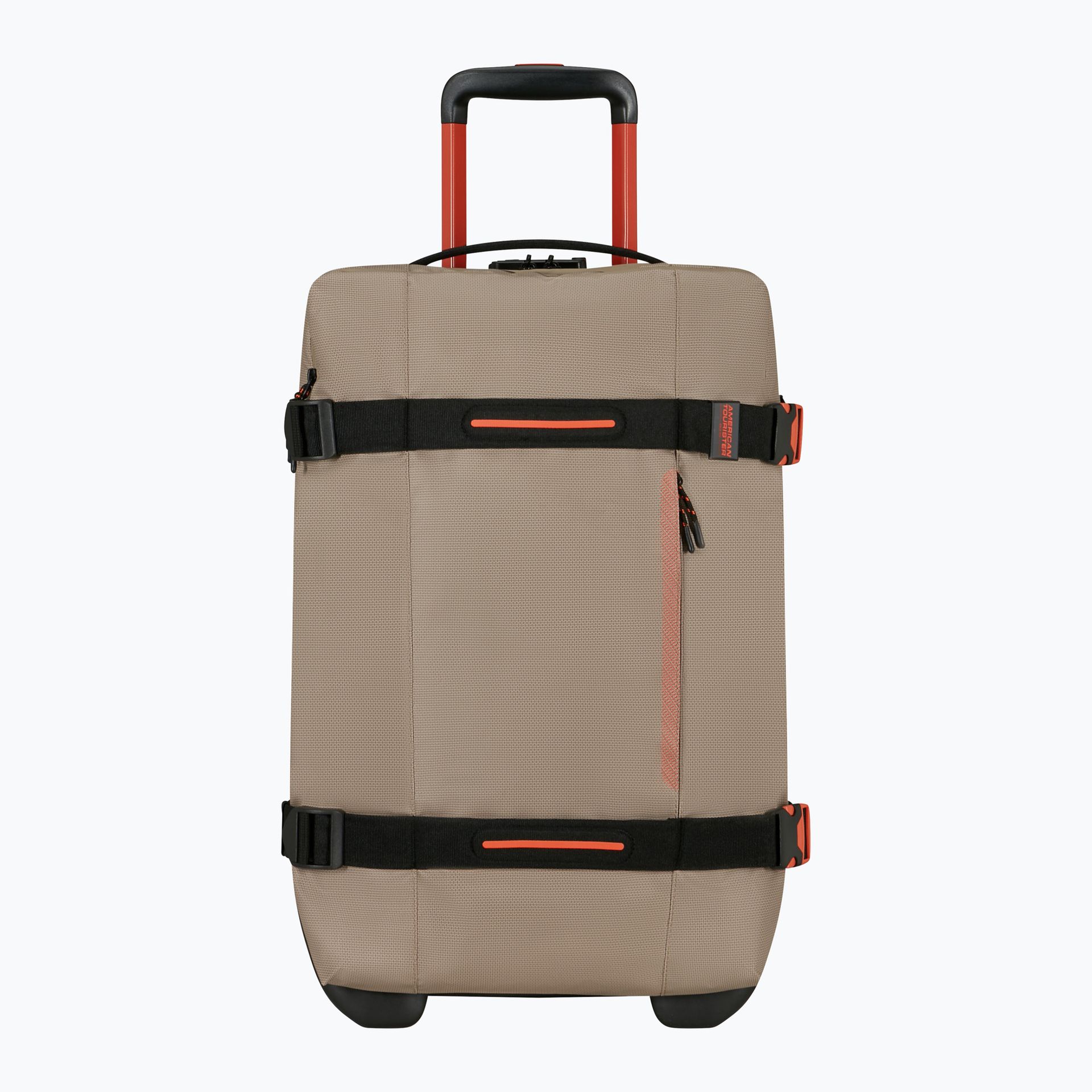 Walizka podróżna American Tourister Urban Track Duffle With Wheels 55 l beige / orange WYSYŁKA W 24H 30 DNI NA ZWROT