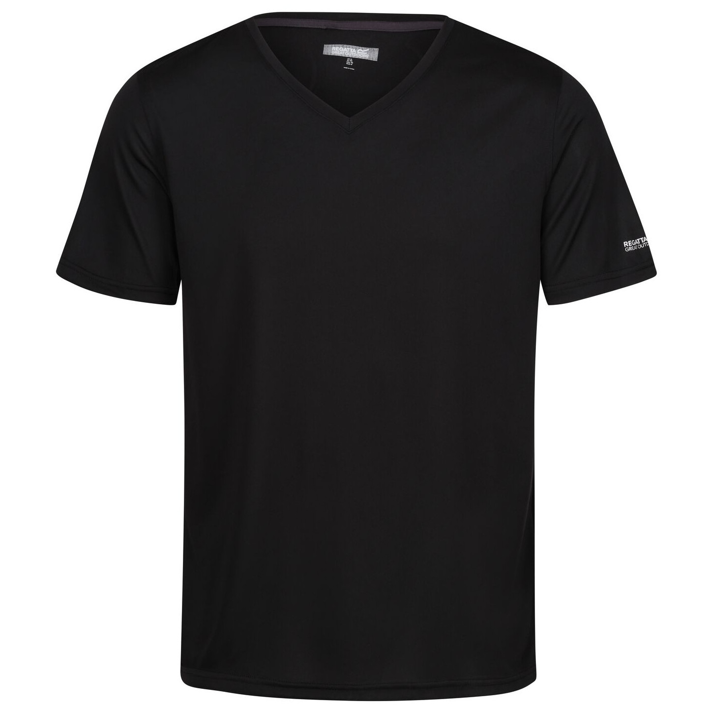 Koszulka męska Regatta Fingal V-Neck Rozmiar: XL / Kolor: czarny