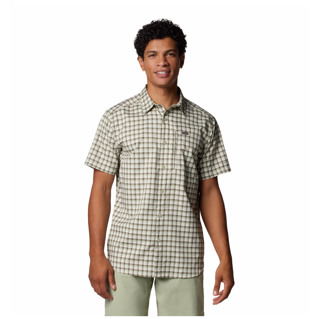 Koszula męska Columbia Silver Ridge™ Utility Lite Novelty SS Rozmiar: XL / Kolor: beżowy