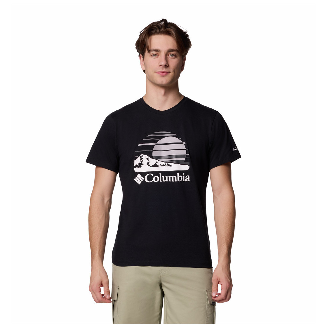 Koszulka męska Columbia Path Lake™ Graphic Tee II Rozmiar: XXL / Kolor: biały/czarny