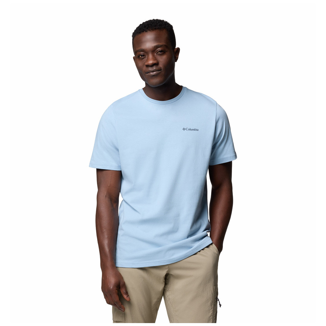 Koszulka męska Columbia Hageman™ Graphic Tee Rozmiar: XXL / Kolor: niebieski/jasnoniebieski