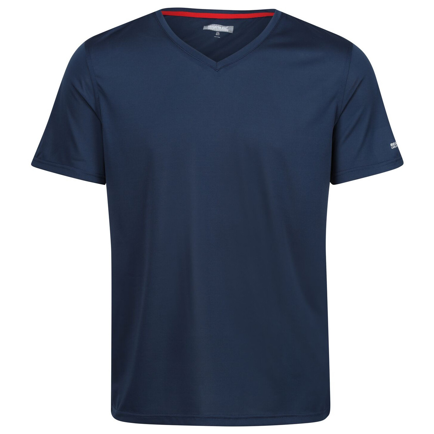Koszulka męska Regatta Fingal V-Neck Rozmiar: S / Kolor: niebieski