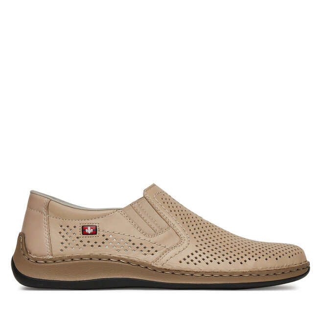 Półbuty Rieker 05297-60 Beżowy