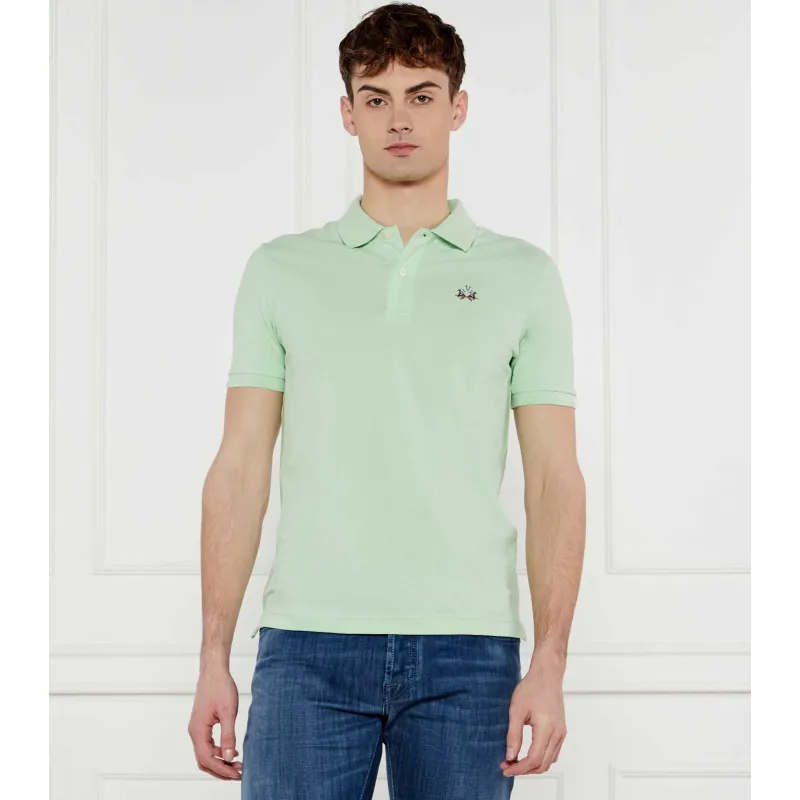 La Martina Polo Slim Fit stretch pique