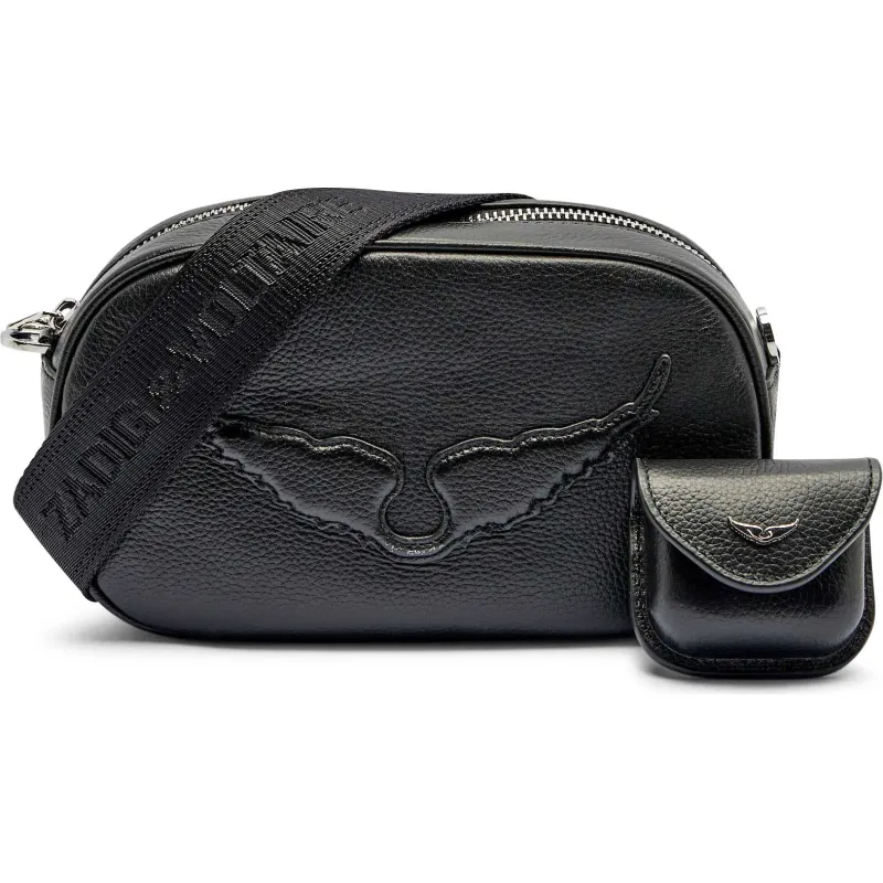 Zadig&Voltaire Skórzana listonoszka + portmonetka ROCK WITH YOU