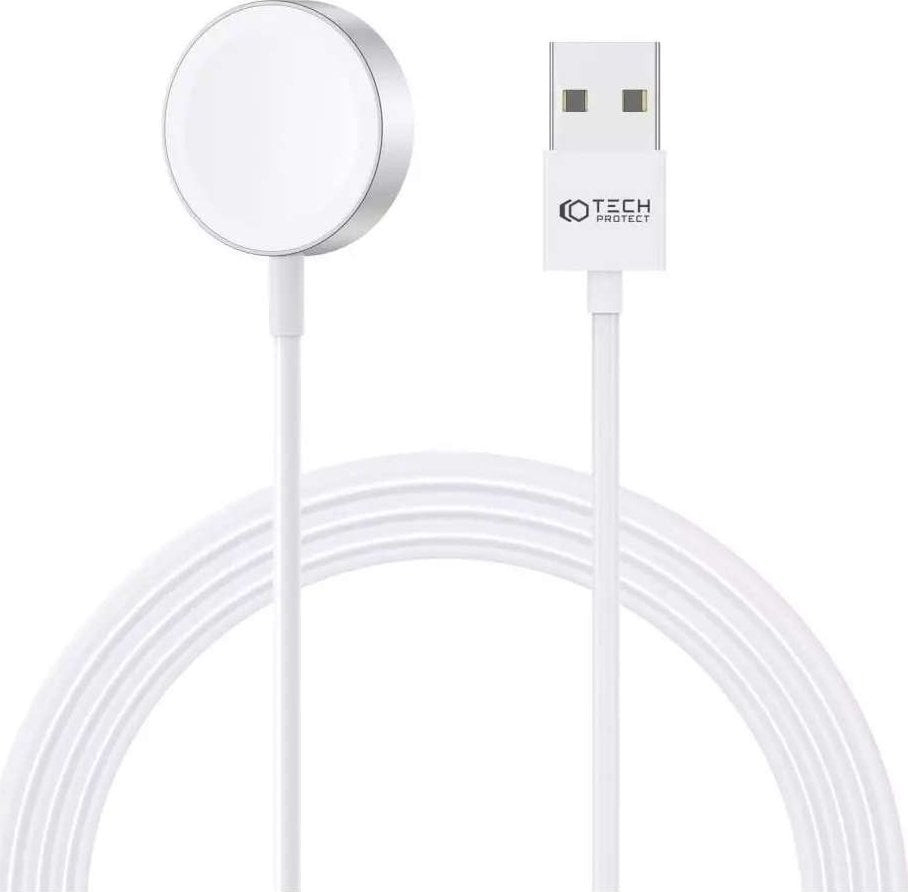 Ładowarka indukcyjna magnetyczna 4kom.pl Kabel USB 120cm UltraBoost Magnetic Cable do Apple Watch White