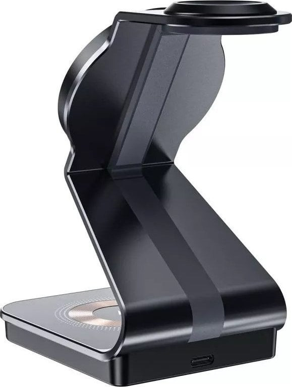 Ładowarka Tech-Protect Ładowarka bezprzewodowa Tech-Protect Qi15W-A29 3in1 Magnetic MagSafe Wireless Charger Black