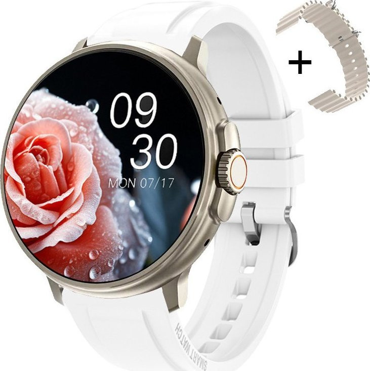 Rubicon Zegarek SMARTWATCH Rubicon RNCF15 biały92/beżowy