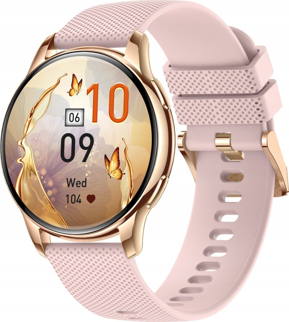 Wenom SMARTWATCH ZEGAREK DAMSKI ELEGANCKI ROZMOWY CIŚNIENIE MENU PL AMOLED