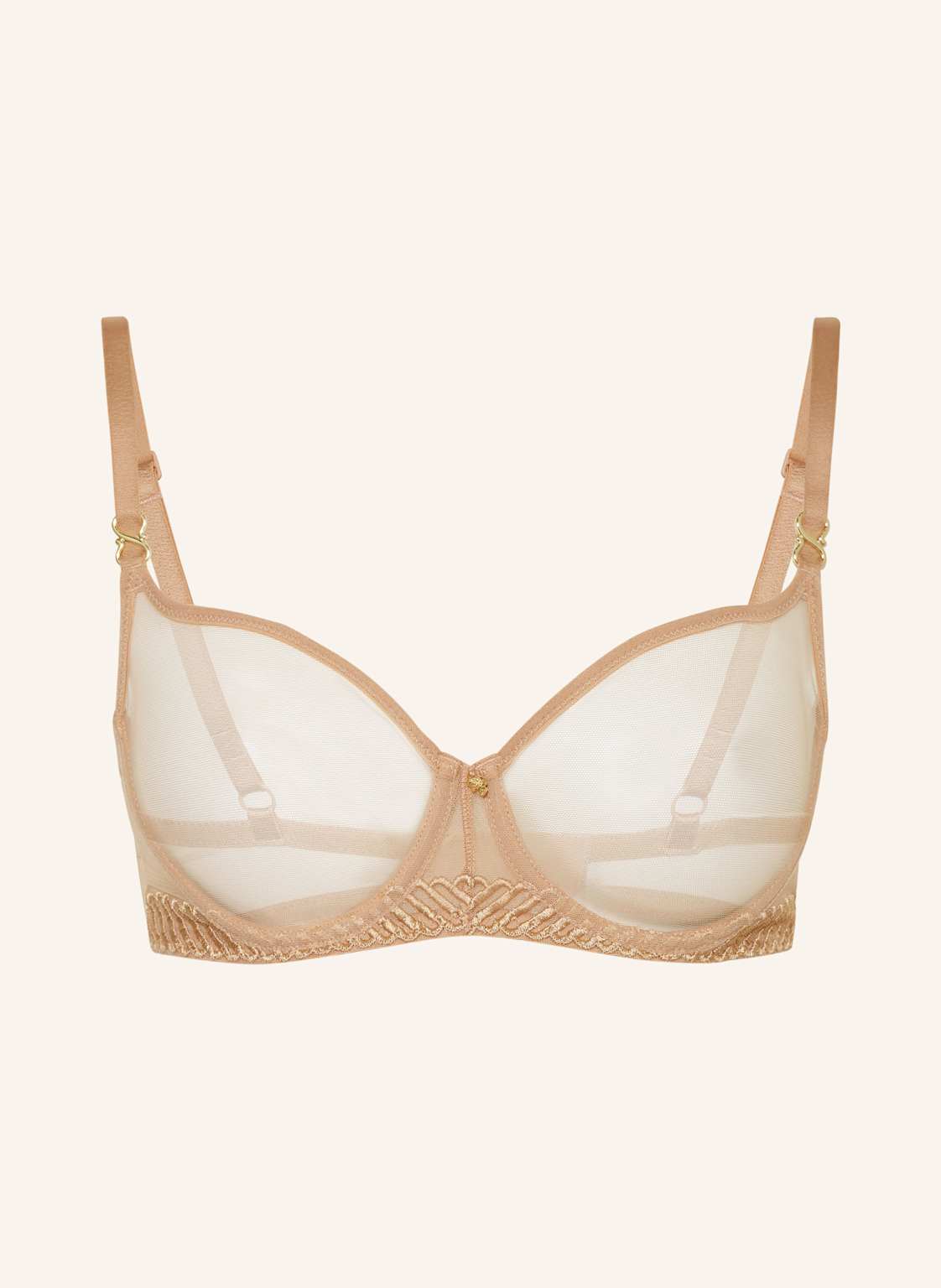 Aubade Biustonosz Z Fiszbinami Sheer Emotion beige