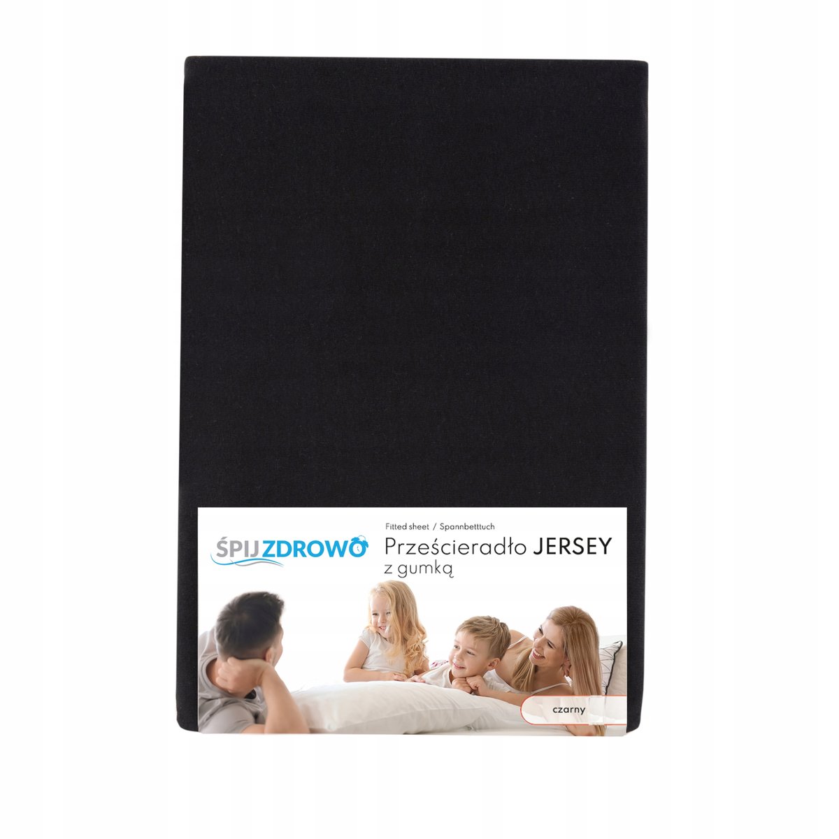 Prześcieradło JERSEY 100% bawełna z gumką GRUBE 80x200