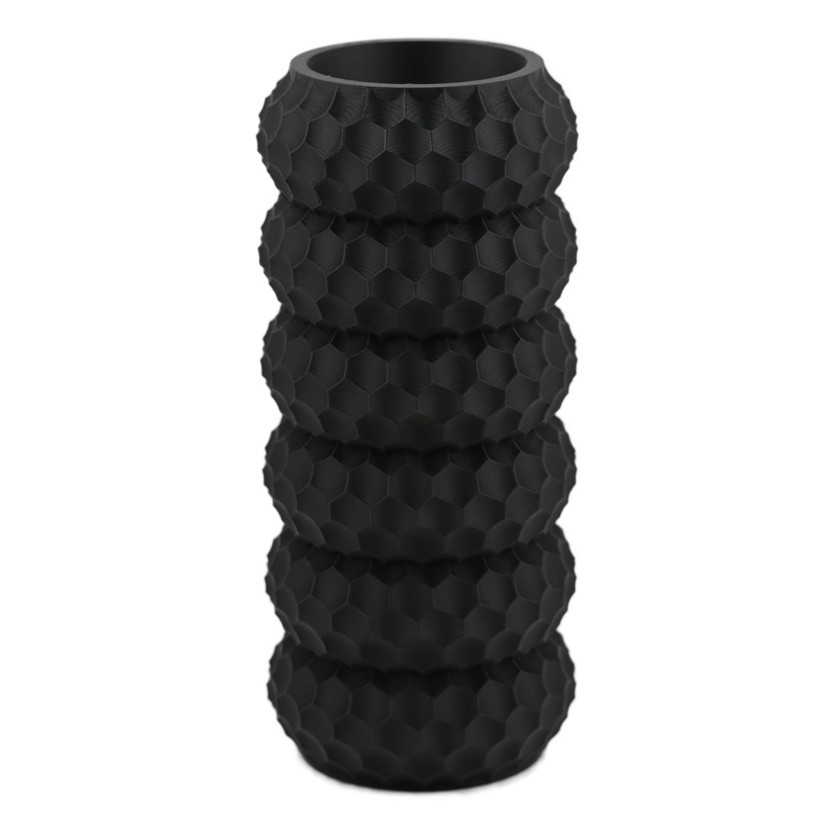 Wazon Flakon na kwiaty suszone, sztuczne Czarny OKOS 16,5cm