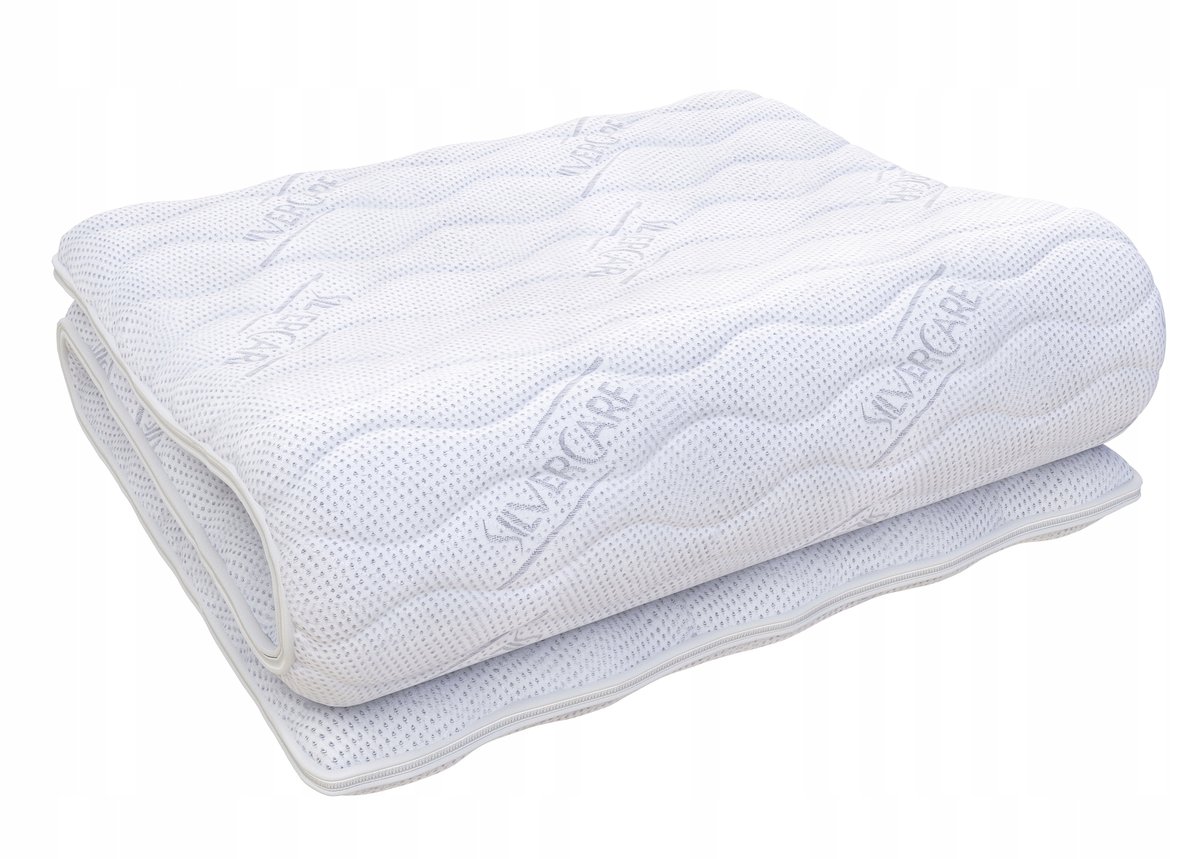 Pokrowiec na materac Silvercare 140x200 silver gruby