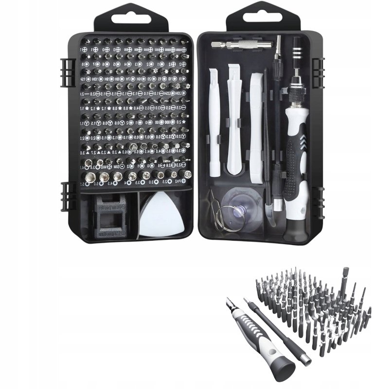 Zestaw Precyzyjnych Śrubokrętów Imbus Torx 117Szt