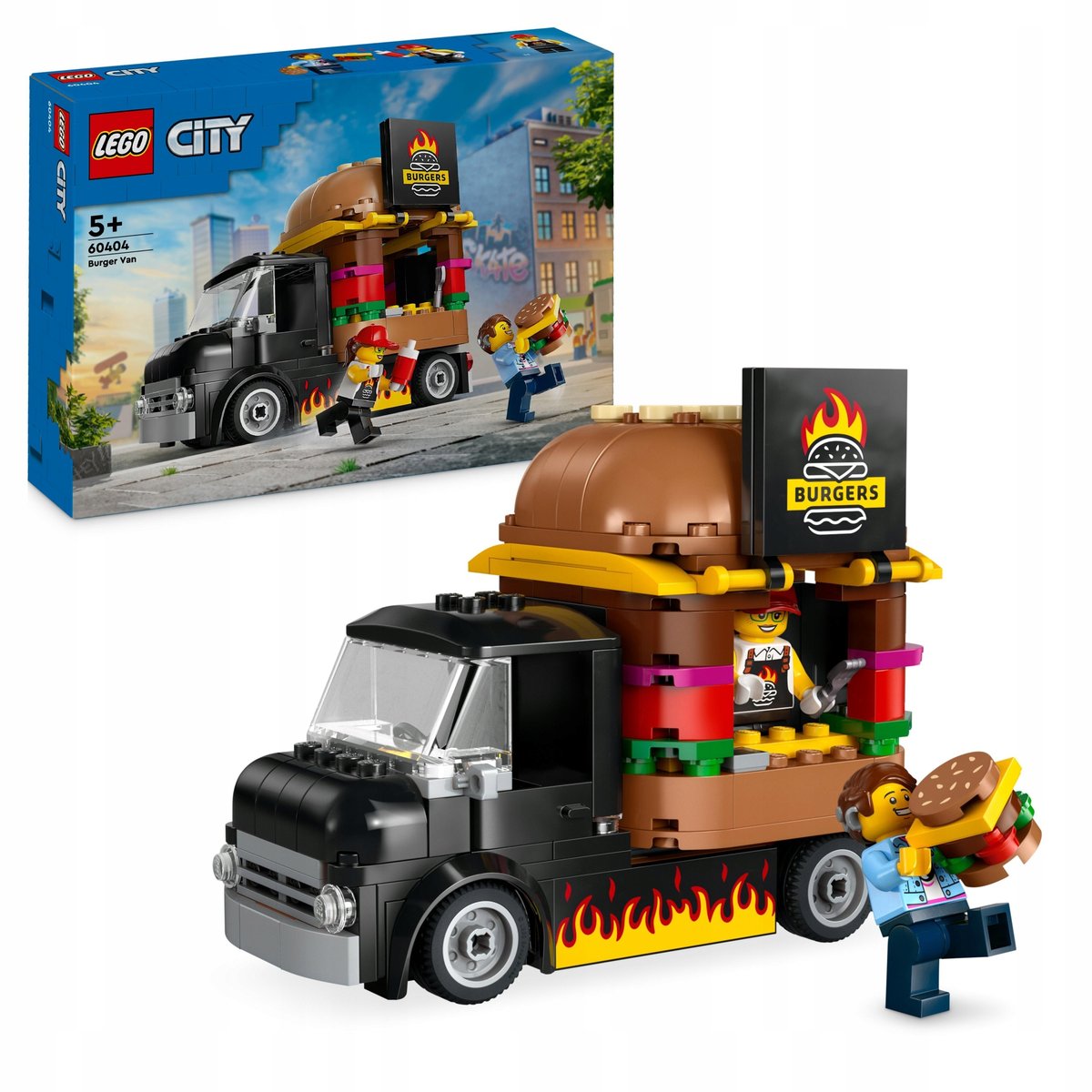 LEGO City - Food Truck Ciężarówka z hamburgerami ZESTAW LEGO PREZENT DLA CHŁOPCA DZIECI