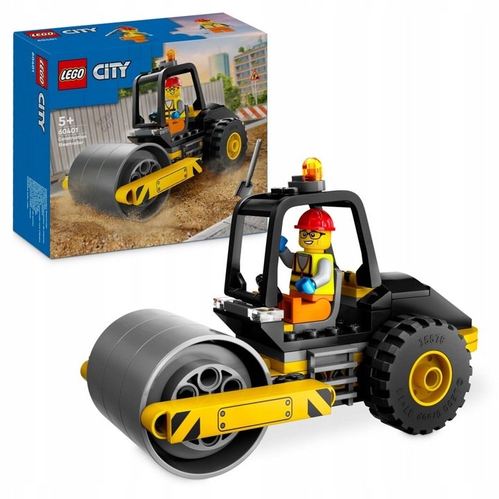 LEGO City - Roboty drogowe mały Walec budowlany Budowa ZESTAW LEGO PREZENT DLA CHŁOPCA DZIECI