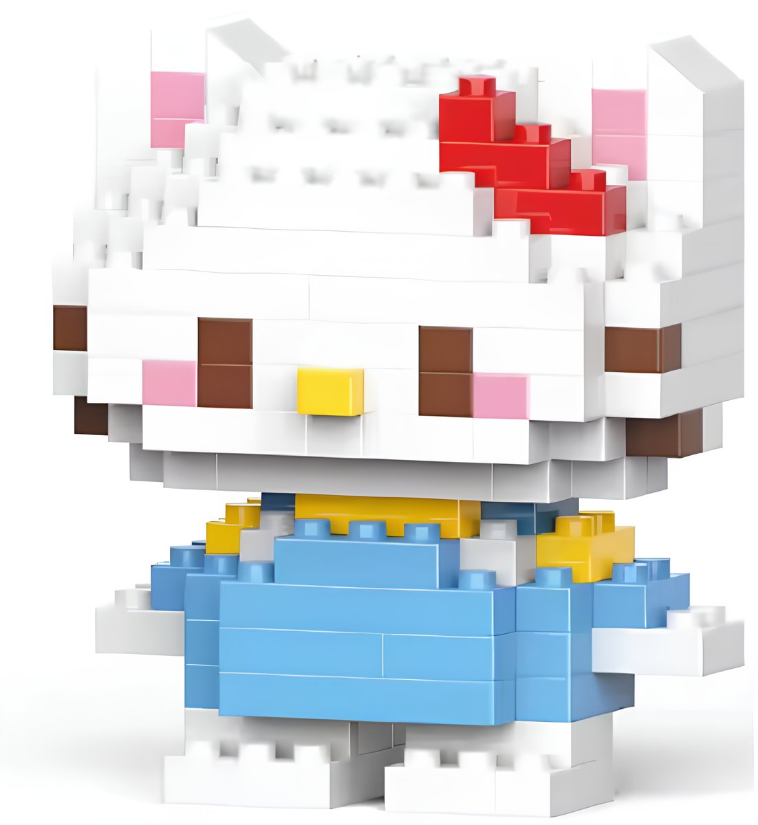 KLOCKI KONSTRUKCYJNE BIAŁY KOTEK - IDEALNE NA PREZENT DLA DZIEWCZYNKI