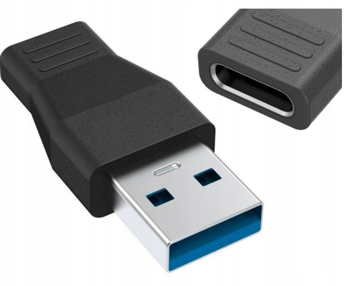Adapter przejściówka wtyk USB-A - gniazdo USB Type-C USB-C