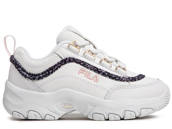 Buty dziecięce Fila 101125194F STRADA A LOW JR Białe